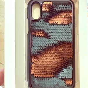 Brand New reversible sequin iPhone X phone case!
